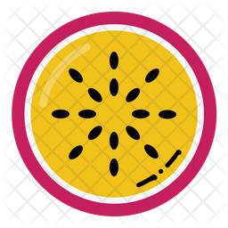 Free Dragon Fruit Slice Flat Icon Available In Svg Png Eps Ai Icon Fonts