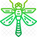 Dragonfly Abstract Insect Symbol