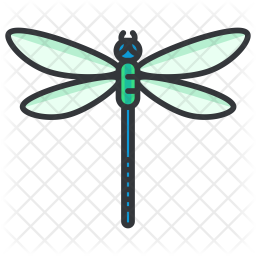 Free Dragonfly Colored Outline Icon Available In Svg Png Eps Ai Icon Fonts