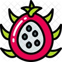 Dragonfruit Food Eating Icon