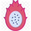 Dragonfruit Fruits Tropical Icon