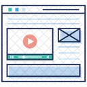 Wireframe Layout Webdesign Weblayout Icon