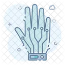 Mechanische Hand Roboterhand Moderne Technologie Symbol