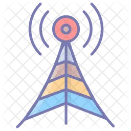 Drahtlose Antenne  Symbol