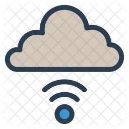 Drahtlose Cloud  Symbol