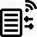 Datenubertragung Drahtlose Datenubertragung Datenubertragung Symbol