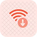 Kabelloser Download  Symbol