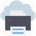 Cloud Computer Drucker Symbol