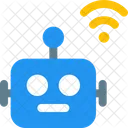 Kabelloser Roboter  Symbol