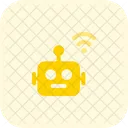 Kabelloser Roboter  Symbol