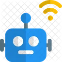 Kabelloser Roboter  Symbol