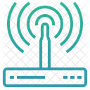 Drahtloses Breitband WLAN Modem Symbol