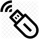 Drahtloses Internet USB Modem USB WLAN Symbol