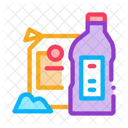 Drain Chemical Bottle  Icon
