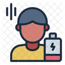 Drain Energy Tired Icon