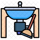 Drain Vent Cleaning Plunger Sink Icon
