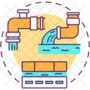 Drainage System Pipe Icon