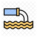 Drainage Pipe Water Icon