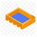 Drainage Grate Construction Icon