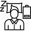 Drained Exhausted Fatigue Symbol