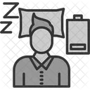 Drained Exhausted Fatigue Symbol
