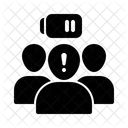 Drained in crowd  Icon
