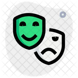 Drama-Gesicht  Symbol