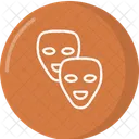 Drama Masken Comedy Masken Theater Masken Icon