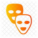 Drama Masks Comedy Masks Theater Masks Icon