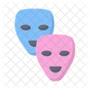 Drama Masks Comedy Masks Theater Masks Icon