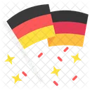 Drapeau Allemand Allemagne Icône