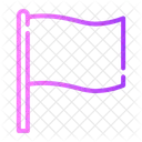 Drapeau Emplacement Panneau Icon