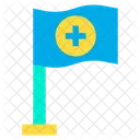 Drapeau Dassistance Drapeau Medical Icon