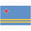 Drapeau D Aruba Aruba Drapeau National D Aruba Icône