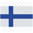 Drapeau De La Finlande Finlande Drapeau De La Finlande Icône