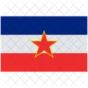 Drapeau De La Yougoslavie Yougoslavie Drapeau National De La Yougoslavie Icône