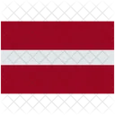 Drapeau De La Lettonie Lettonie Drapeau De La Lettonie Icône