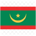Drapeau De La Mauritanie Mauritanie Drapeau De La Mauritanie Icône