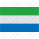 Drapeau Drapeau De La Sierra Drapeau De La Sierra Leone Icône