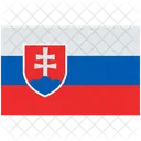 Drapeau De La Slovaquie Slovaquie Drapeau De La Slovaquie Icône