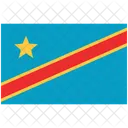Drapeau De La Republique Democratique Du Congo Republique Du Congo Congo Icône