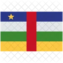 Drapeau De La Republique Centrafricaine Republique Centrafricaine Drapeau National Icône