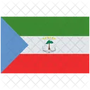 Drapeau De La Guinee Equatoriale Guinee Equatoriale Equatorial Icône