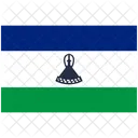 Drapeau Du Lesotho Lesotho Pays Icône