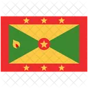 Drapeau De La Grenade Grenade Drapeau De La Grenade Icône