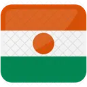 Drapeau du niger  Icône