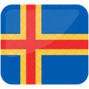 Drapeau d'aland  Icône