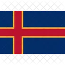 Drapeau d'Åland  Icône