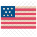 Drapeau Americain Americain Drapeau Icône