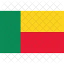 Drapeau du Bénin  Icône